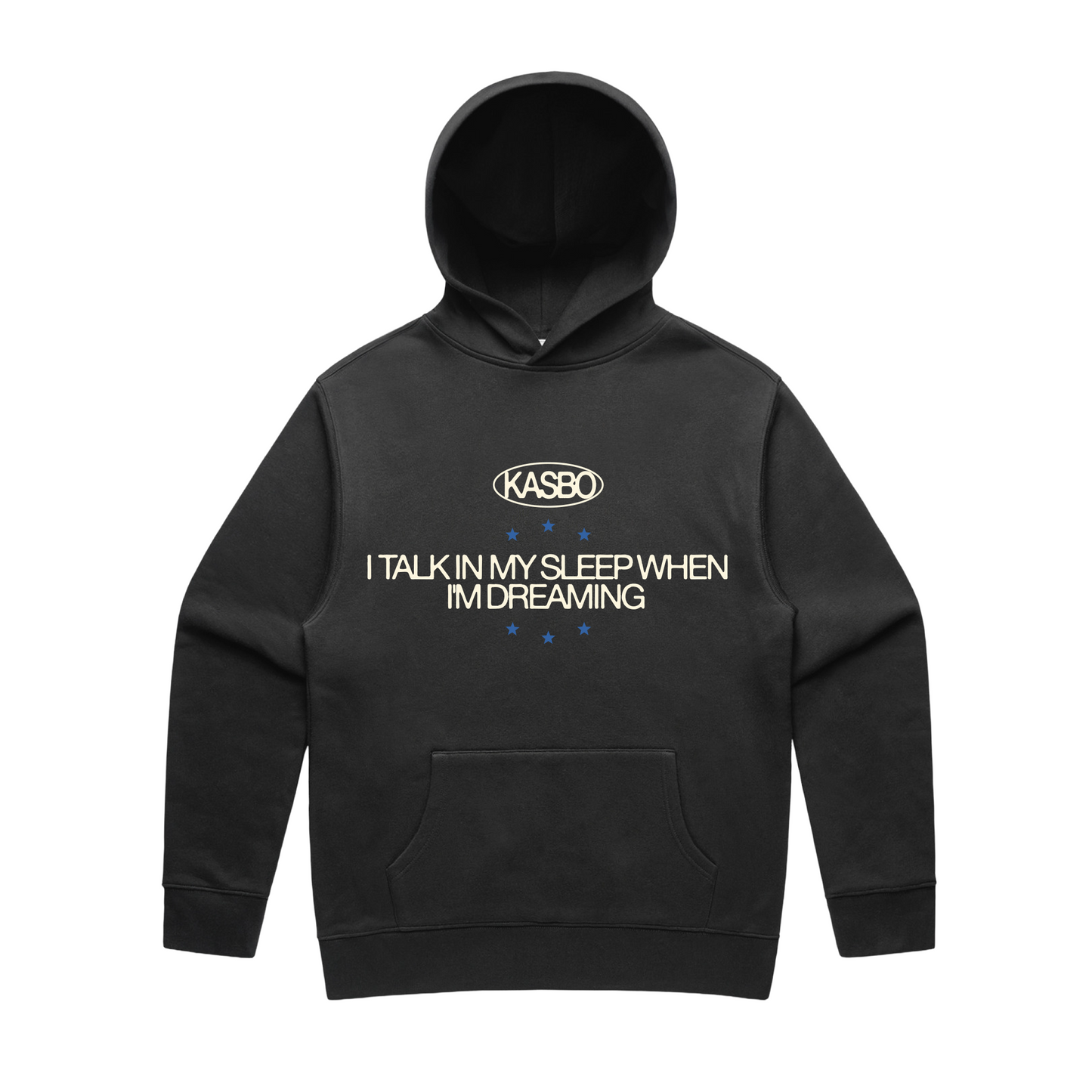 Talk In My Sleep Hoodie in Black